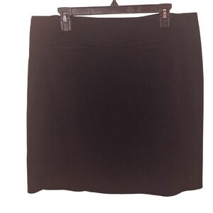 Loft Little Black Skirt Women's 14  Office Feminine Minimalist Date‎ Night